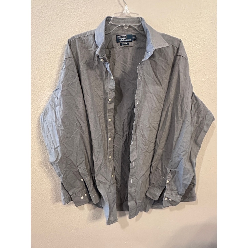 Polo Ralph Lauren Estate Button Down Shirt Checkered Dress Shirt 18